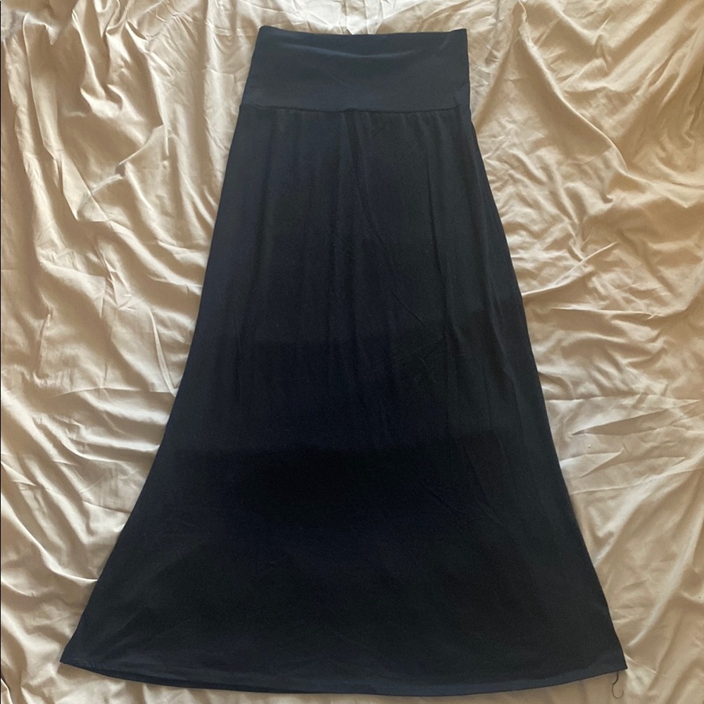 Lily Rose Black Maxi Skirt for Work